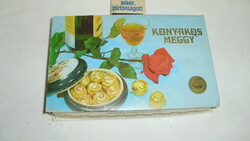 Retro "Konyakos meggy" bonbonos, desszertes doboz