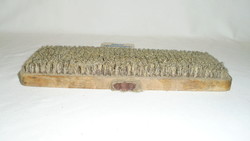 Old floor polishing and cleaning brush
