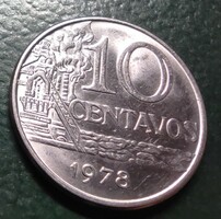 Brazília 1978. 10 centavos