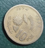 Marokkó 1974. 10 santimat
