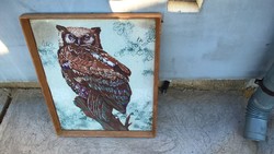 (K) huge owl image + 1 other image