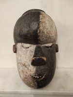 Afrikai antik maszk patinás Salampasu Kongo maszk Afrika 464 dob 40 4807