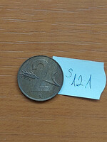 SVÁJC 2 RAPPEN 1957 B (Bern),  BRONZ  S121