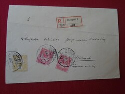 Del007.12 Registered letter - to the mayor's office of Budapest Székesfóváros 1911