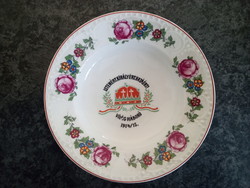 I. világháborús porcelán fali tányér 1914/15 MZ Altrohlau