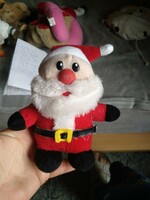 Plush toy, standing Santa Claus, negotiable