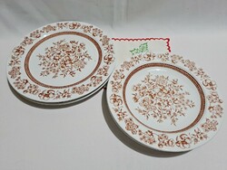 4 db Bavaria Bauscher porcelán nagy méretű tányér 2-2 lapos (25 cm) és mély leveses (22 cm)