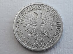 Lengyelország 2 Zloty 1960 érme - Lengyel Alu 2 Zlote, ZL 1960 külföldi pénzérme