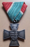 Horthy  Nemzetvédelmi Kereszt  1940 . (eredeti szalag) kitüntetés  . POSTA VAN !