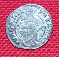 János Szapolyai / 1526-1540 / silver denarius 1527 hungry 699 / a c-m / cash register /