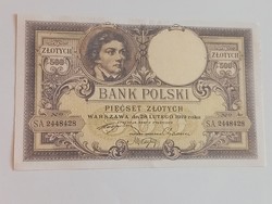 Lengyelország első köztársaság 500 zloty 1919 REPLIKA UNC