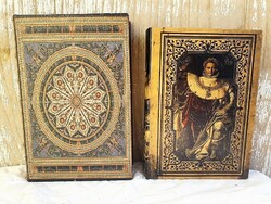 2 pcs. Decorative box / book-shaped