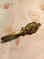 Brass nutcracker with harlequin head (gb108-2)