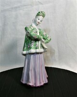 Old russian dulevo porcelain figurine