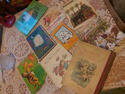 For HUF 1500, 9 children's books, jungle books, cotton peti and yarn garland, etc.