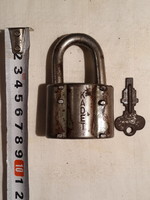 Older cadet lock with key