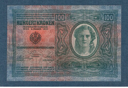100 Korona 1912 deutschösterreich stamp identical pages thick paper