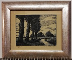 1931, marked etching, in a beautiful new frame