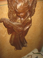 Handmade wax angel can be hung on the wall, large size