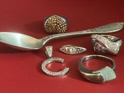 Silver ring and jewelry package