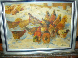Hódi  Géza festménye