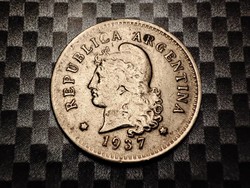 Argentína 10 centavo, 1937