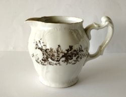 Beautiful marked antique Haas & Czjzek porcelain small jug, spout