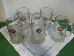 6 Pcs. Half liter beer mug