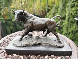 Bull - bronze statue