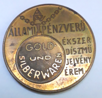 State Mint/ Siófok bronze plaque