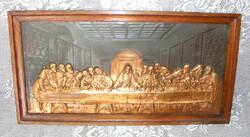 The Last Supper embossed metal image