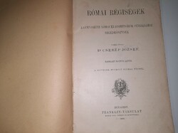 Roman antiquities/Roman literary history 1896 HUF 3,900