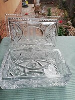 Nagy ólomkristály üvegdoboz  2 kg