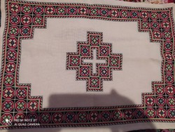 Pillow cover with cross stitch embroidery for sale