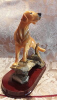 Dog statue, plastic setter 1 (l3171)