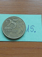 Brazil brasil 25 centavos 1998 manuel deodoro da fonseca 15