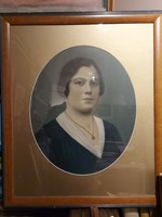 Hölgy (nagyméretű) arcképe - fotó kb. 1915 ből  311