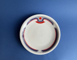 Alföldi showcase art deco small plate bella red blue gray