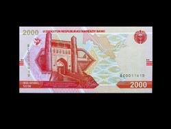 Ounce - 2000 sums - Uzbek rarity - 2021 (the new money!)