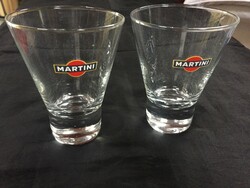10 db Martini feliratos  üveg pohár (M163-79/1)