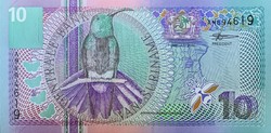 10 Gulden (2000) Suriname hajtatlan