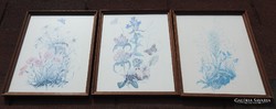 Mila lippmann pawlowski art print - flowers - three in one!
