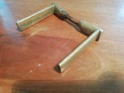 Pair of antique copper doorknobs