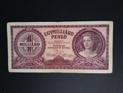 Magyarország 1 milliárd Pengő 1946 F+