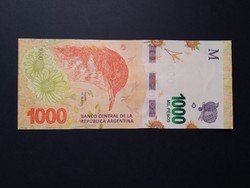 Argentína 1000 Pesos 2019 Unc