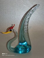 Grandfather glass animal figure bird