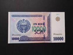 Üzbegisztán 10000 Som 2017 Unc