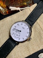 Davosa pocket watch built-in wristwatch with glass back, original pocket watch case included