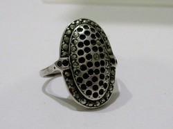 Old marcasite silver ring