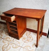 Lingel desk, lady's child, home-office special art nouveau table with drawers. Art deco